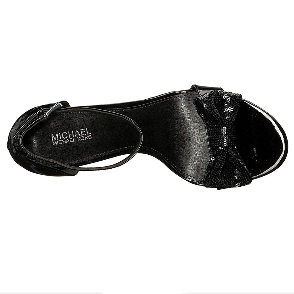 [[SOLD]] $120 Michael Kors Black Patent Heel